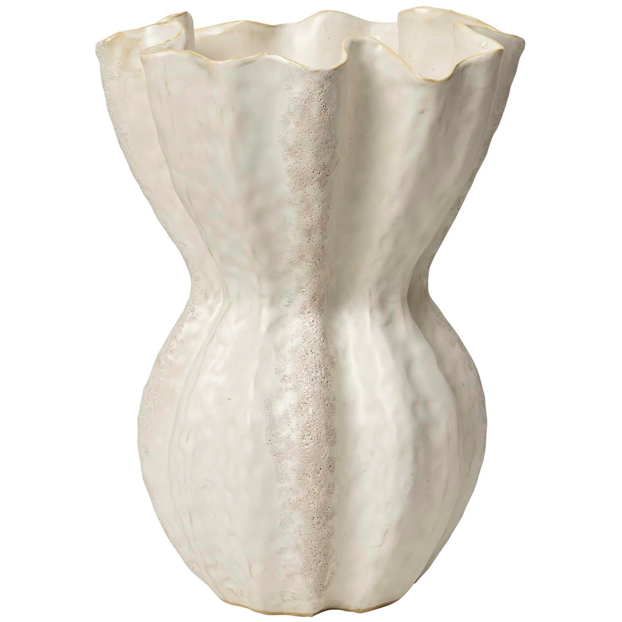 Broste Copenhagen Cori Vase Stor - Vaser Keramikk Hvit - 14447075