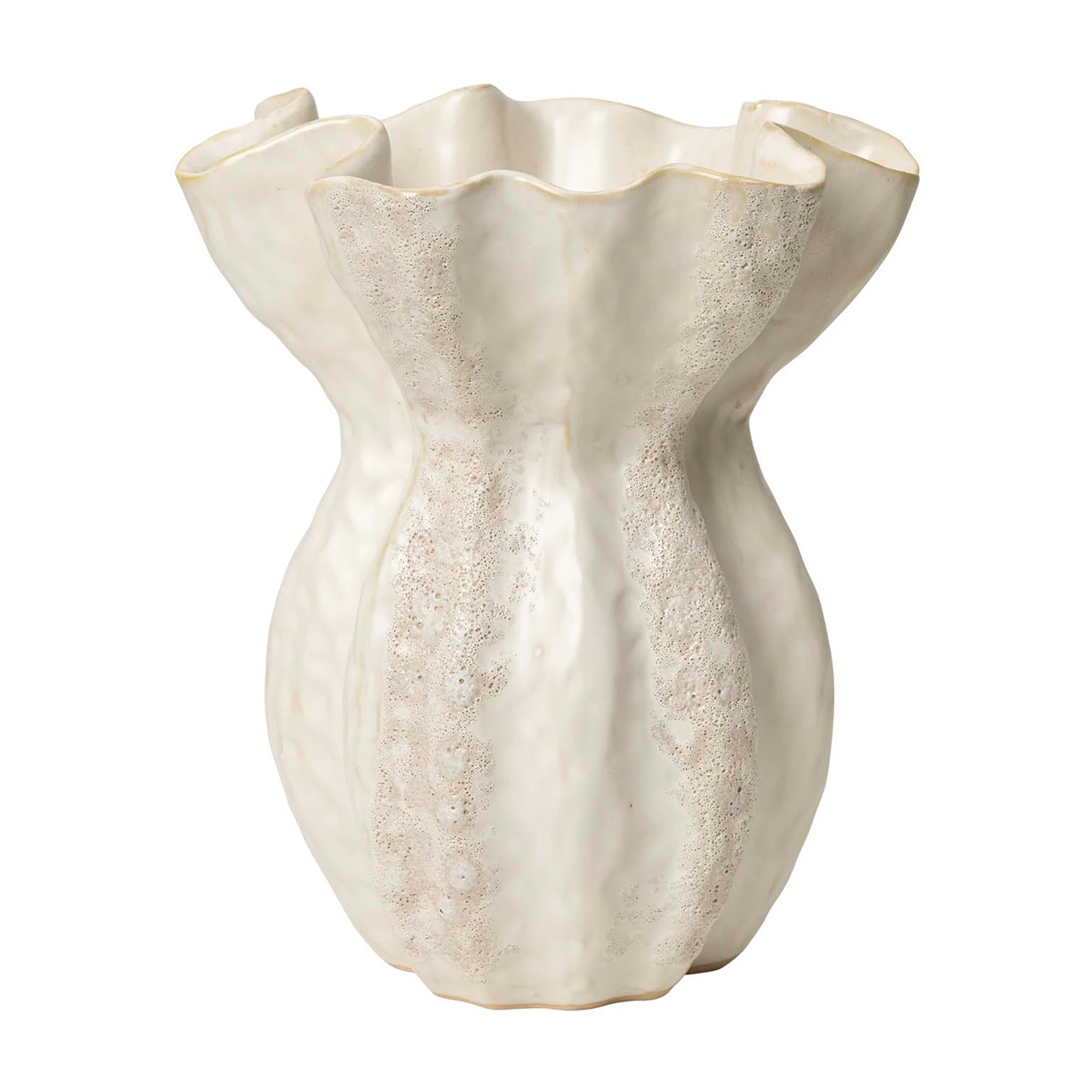 Broste Copenhagen Cori Vase Liten - Vaser Keramikk Hvit - 14447074