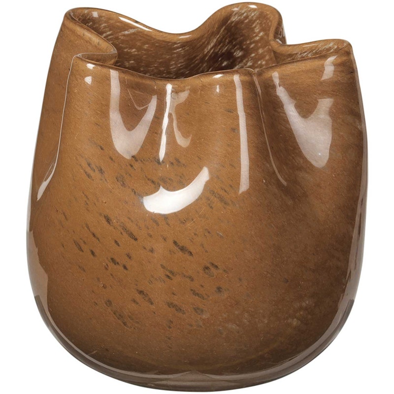 Esther Vase / Lyslykte Ø9,8 cm, Meerkat Camel