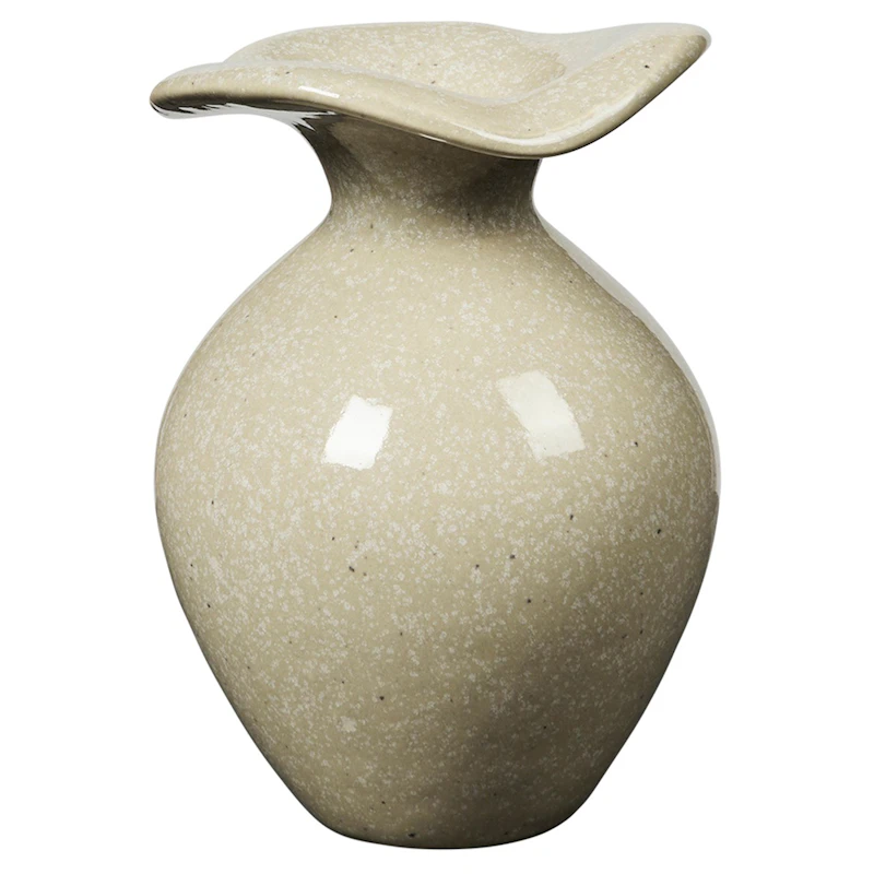 Florentina Vase 14 cm, Beige