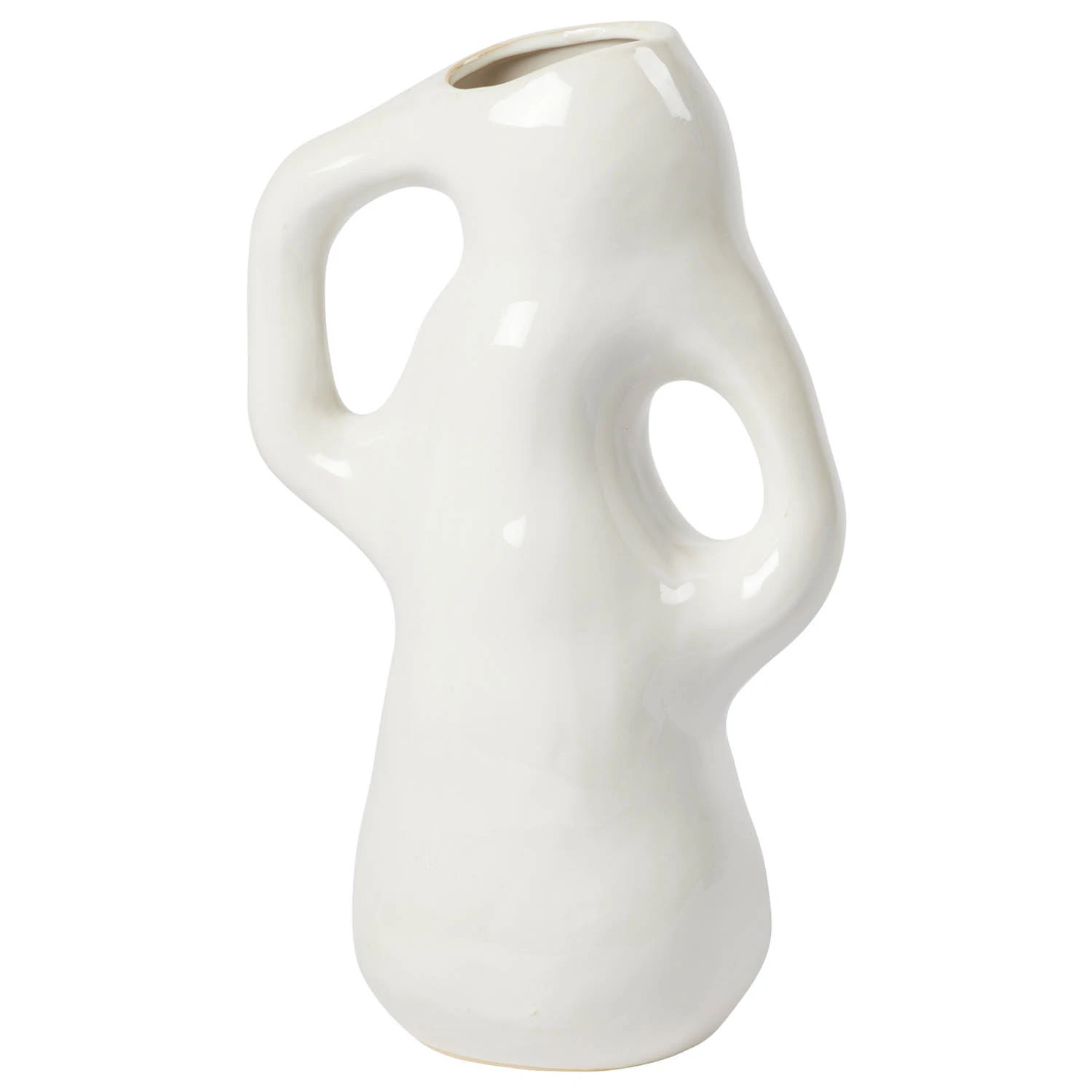 Broste Copenhagen Isolde Vase  -  Vaser Stengods Hvit - 14445425