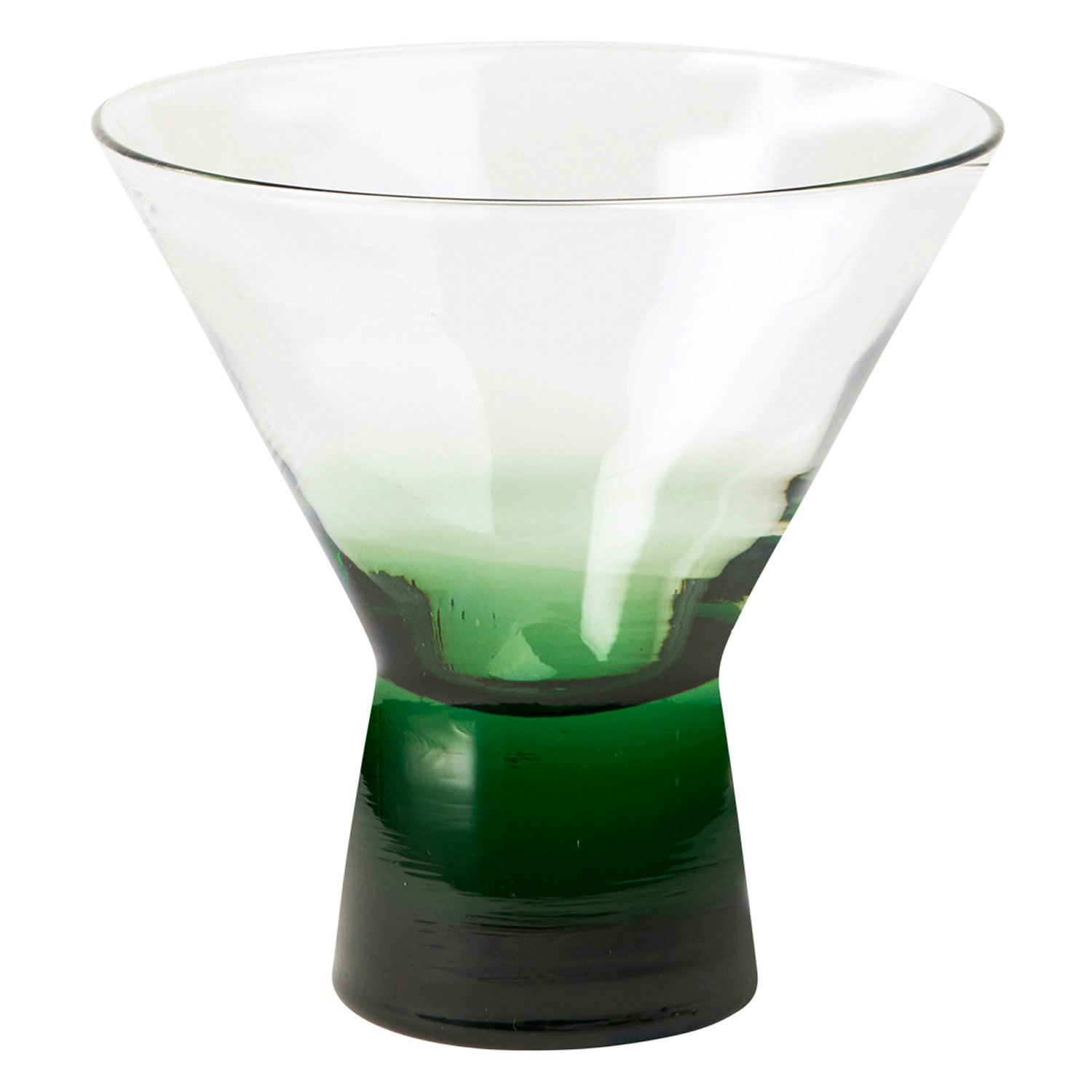 Broste Copenhagen Konus Cocktailglass  10 Cl -  Martiniglass & Cocktailglass Munnbl&aring;st Glass Gr&oslash;nn - 14496264