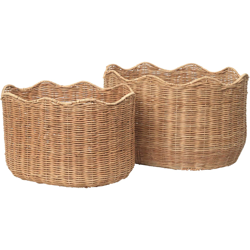 Lola Kurv 2-pk, Naturlig