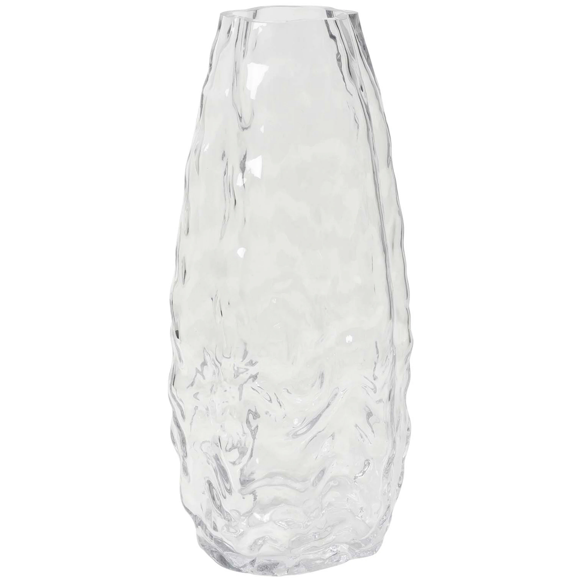 Broste Copenhagen Milla Vase Stor - Vaser Munnbl&aring;st Glass Klar - 14485092