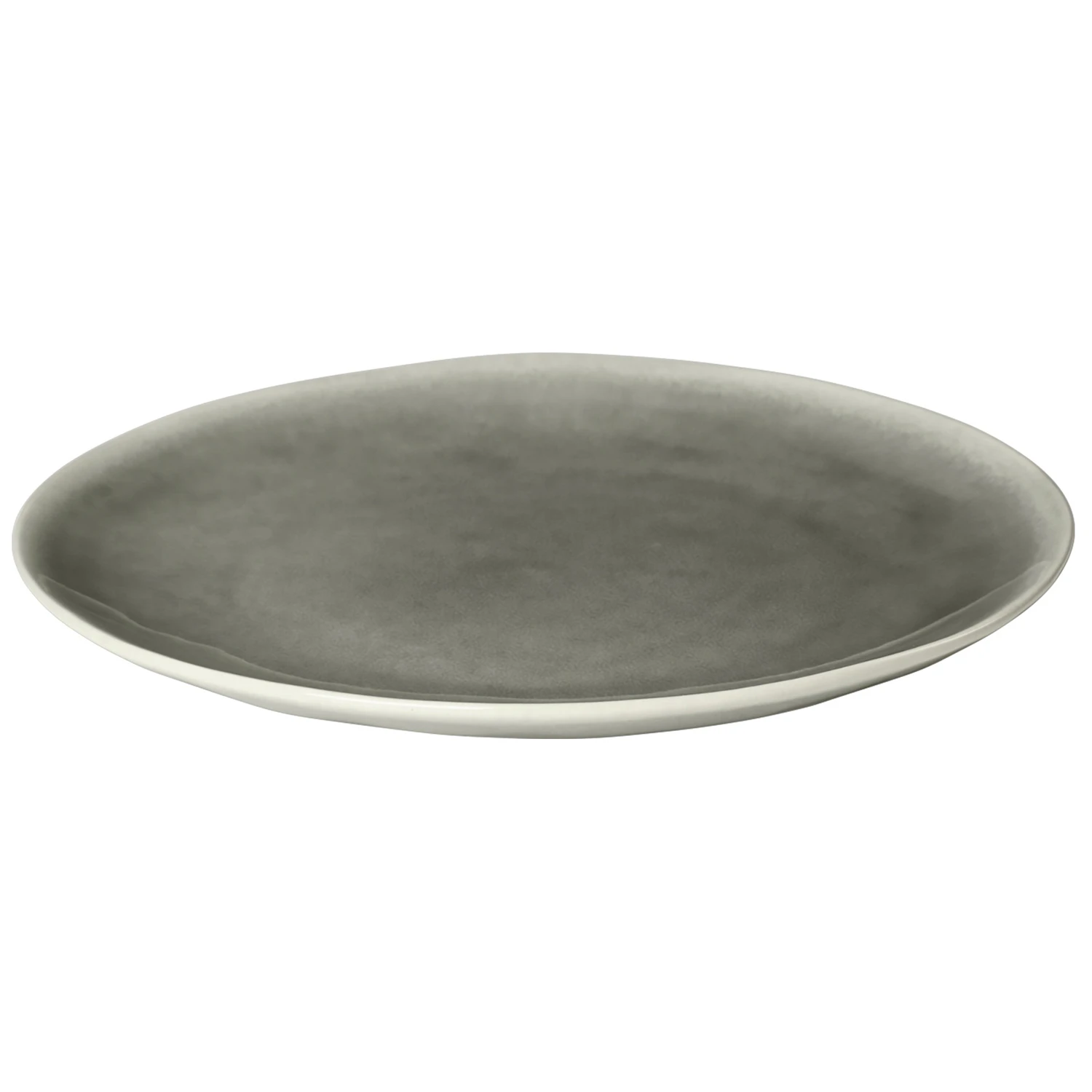 Broste Copenhagen Nordic Rain Middagstallerken &Oslash;26 Cm  -  Tallerkener Stengods Gr&aring; - 14533524