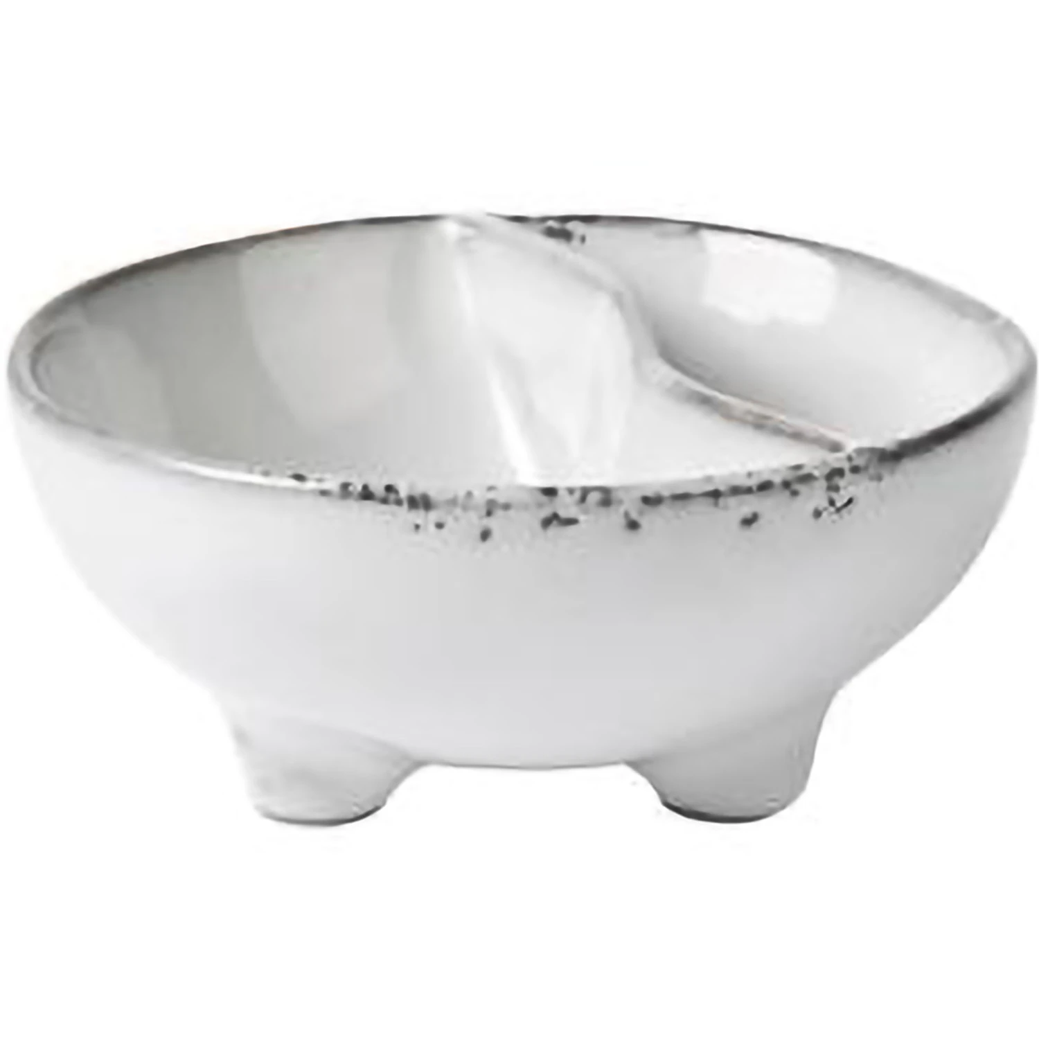 Broste Copenhagen Nordic Sand Olivensk&aring;l -  Serveringssk&aring;ler Stengods Hvit - 14533519