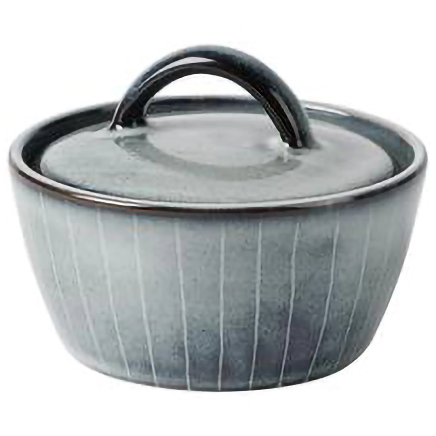 Broste Copenhagen Nordic Sea Sk&aring;l Med Lokk -  Serveringssk&aring;ler Stengods Beige - 14533515