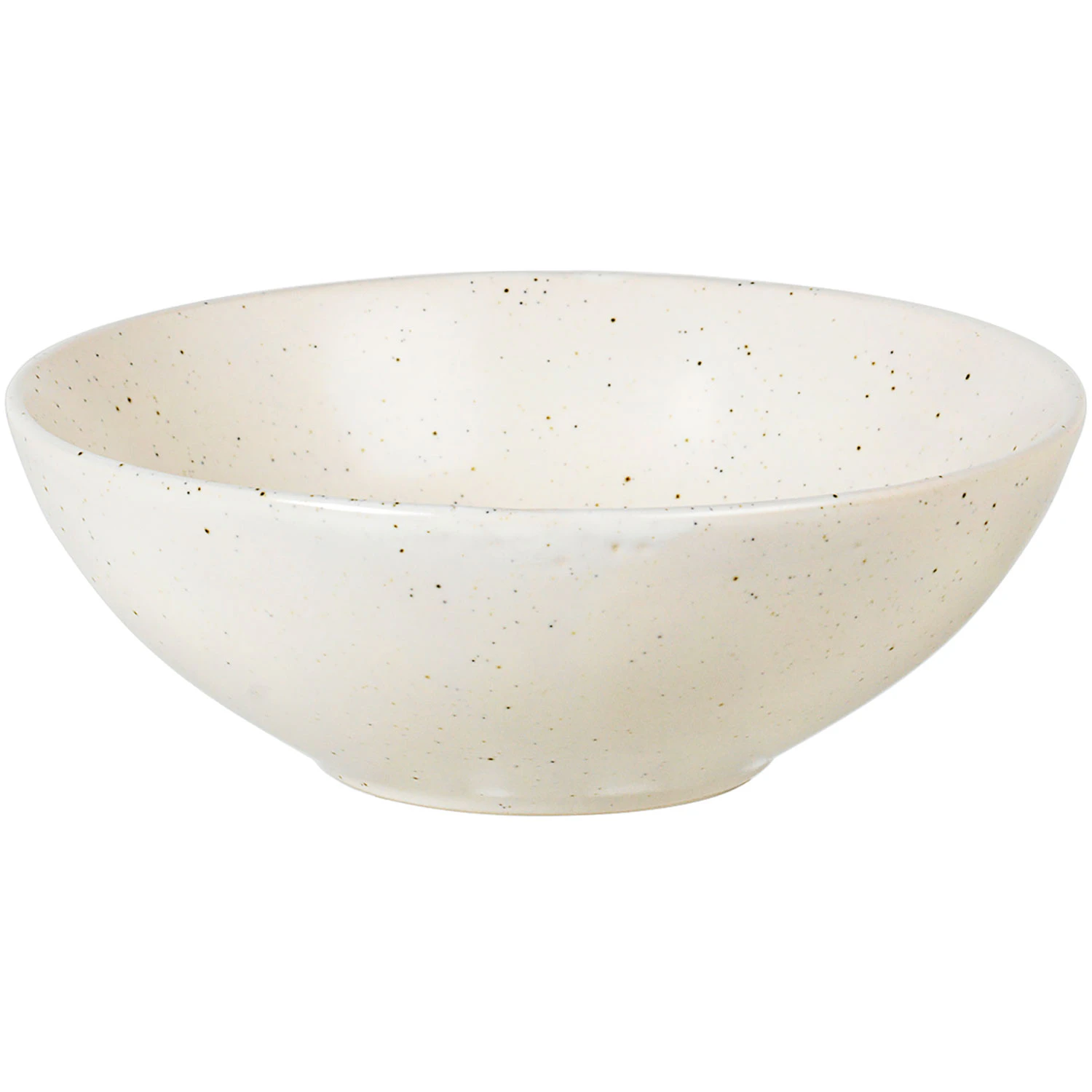 Broste Copenhagen Nordic Vanilla Sk&aring;l &Oslash;17 Cm -  Serveringssk&aring;ler Stengods Cream - 14533412