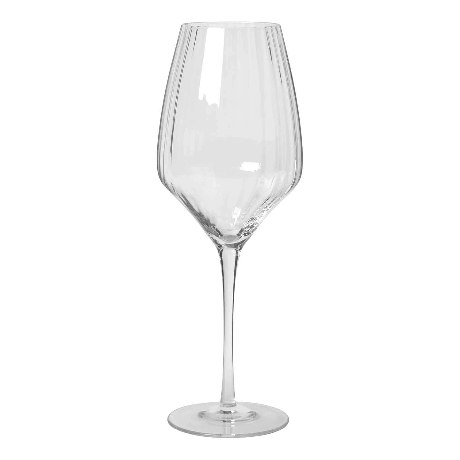 Broste Copenhagen Sandvig R&oslash;dvinsglass 55 Cl -  Vinglass Munnbl&aring;st Glass Klar - 14460677