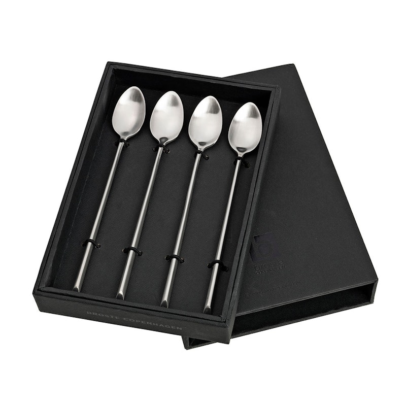 Sletten Lang Skje 4-Pakk, Satin