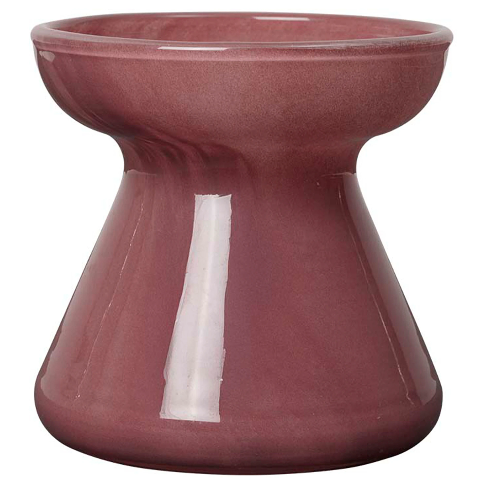 Broste Copenhagen Solai Vase 10 Cm - Vaser Glass Burgundy - 14573040