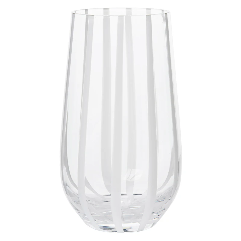 Striped Drikkeglass, 55 cl