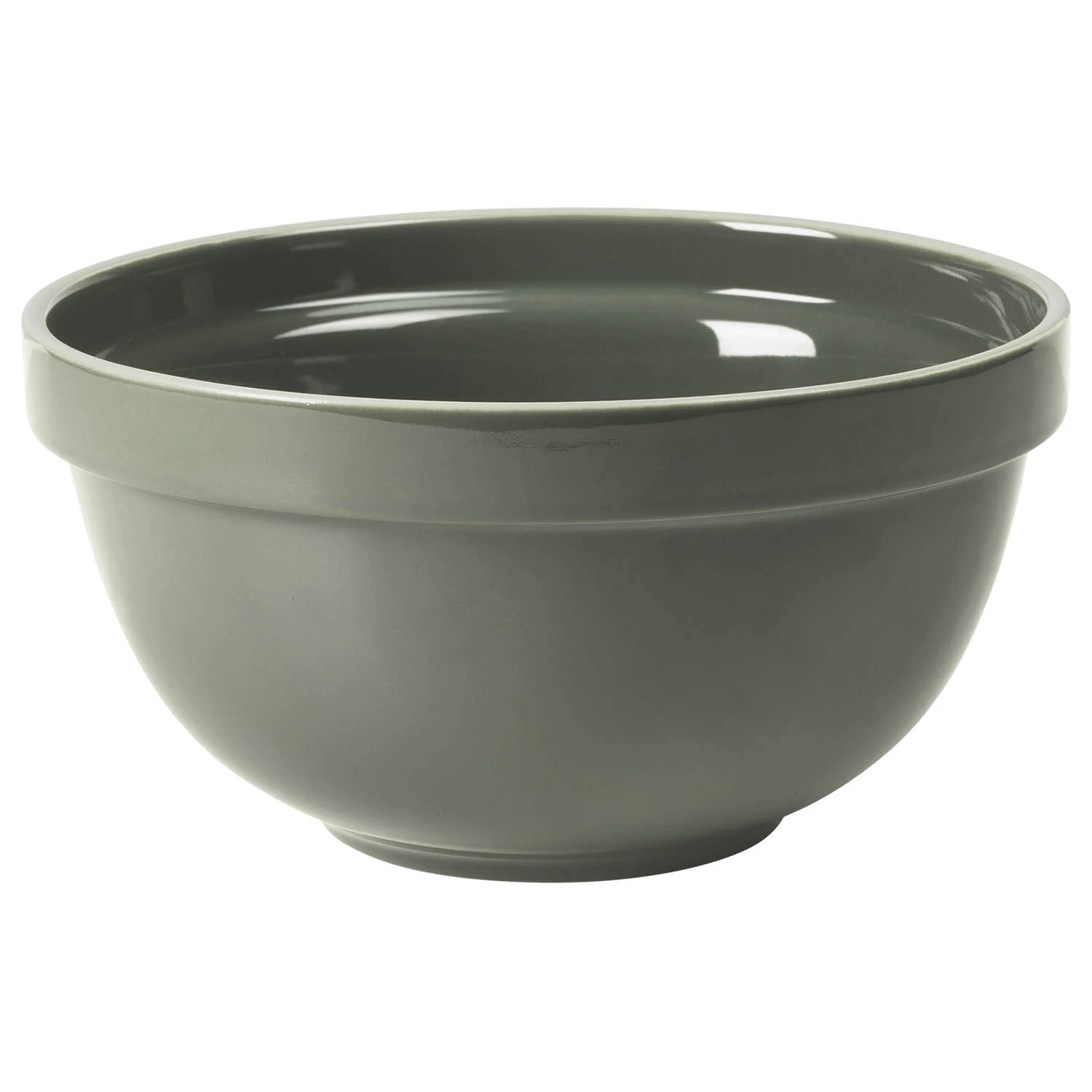 Broste Copenhagen Taverna Sk&aring;l 24 Cm -  Serveringssk&aring;ler Stengods Gr&oslash;nn - 52000001