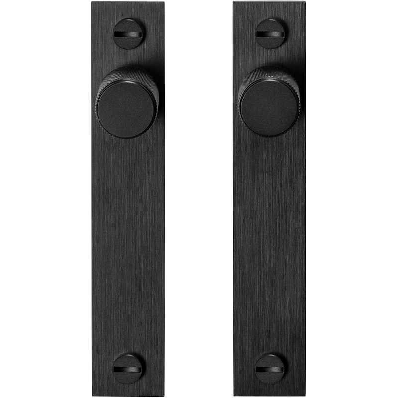 Cross Plate Knott 2-pk, Svart