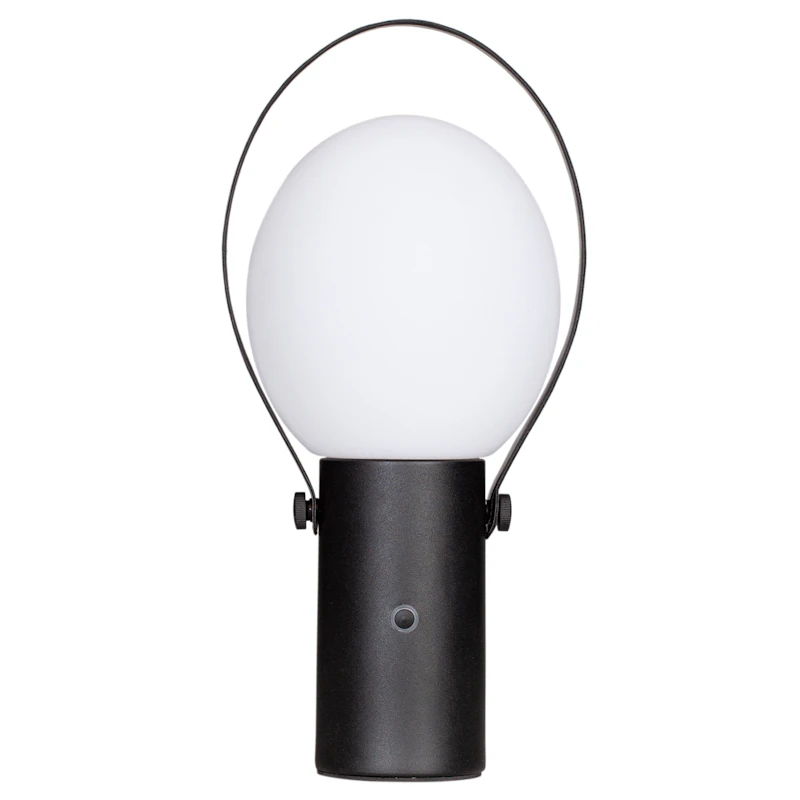 Bari Portabel Lampe, Sand Black