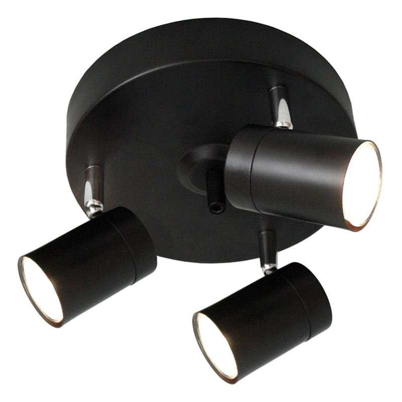 Correct Taklampe 3-Low, Sort