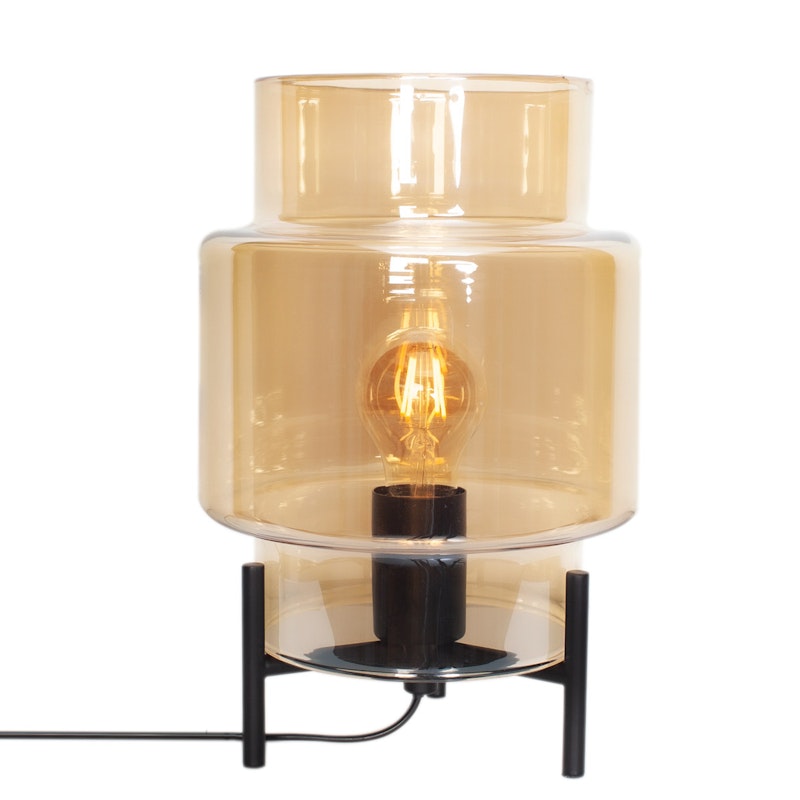 Ebbot Bordlampe 29 cm, Amber