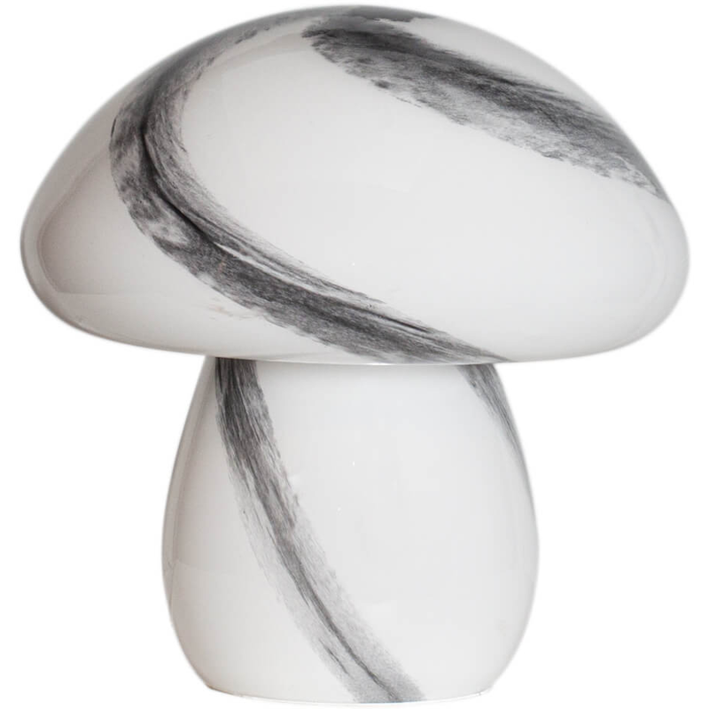 Mira Mushroom Bordlampe 30 cm, Sort / Hvit