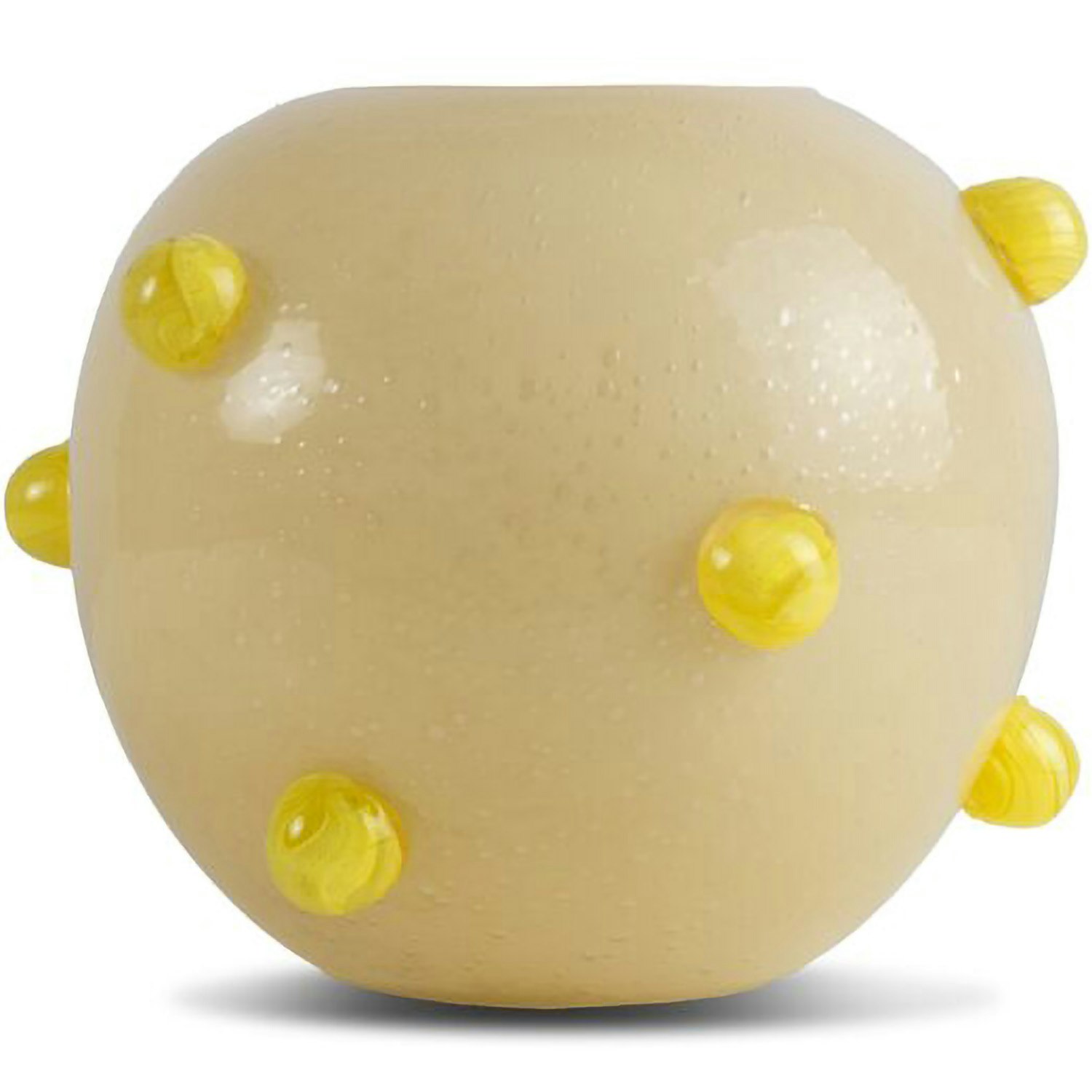 Byon Arlo Vase  / Gul -  Vaser Munnbl&aring;st Glass Beige - 5280608010