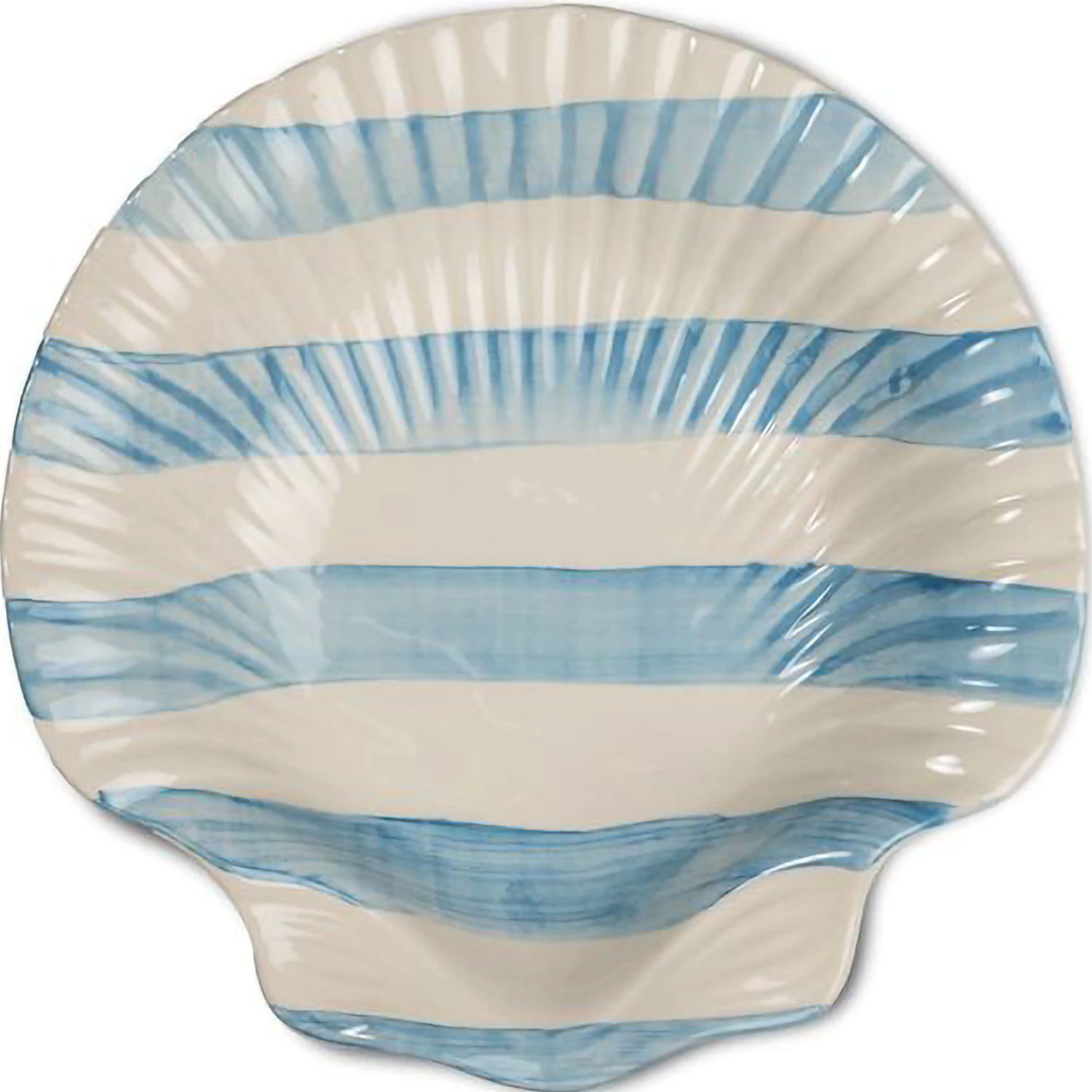 Byon Armona Tallerken 23,5 Cm  / Lysebl&aring; -  Tallerkener Steingods Hvit - 5211200102