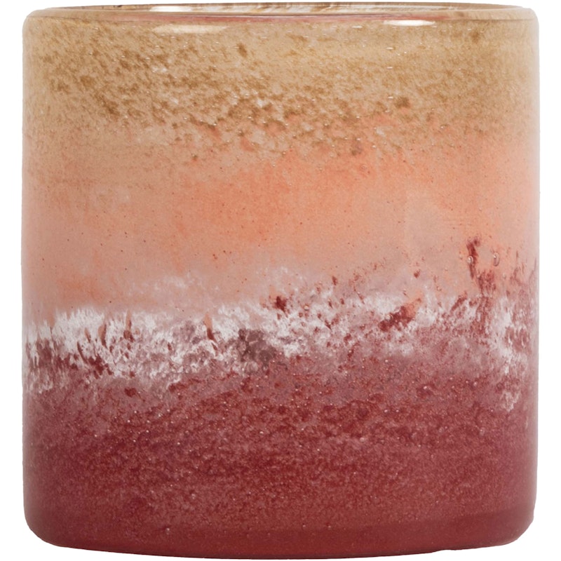 Calore Lysestake / vase M, Faded Rosa/Beige