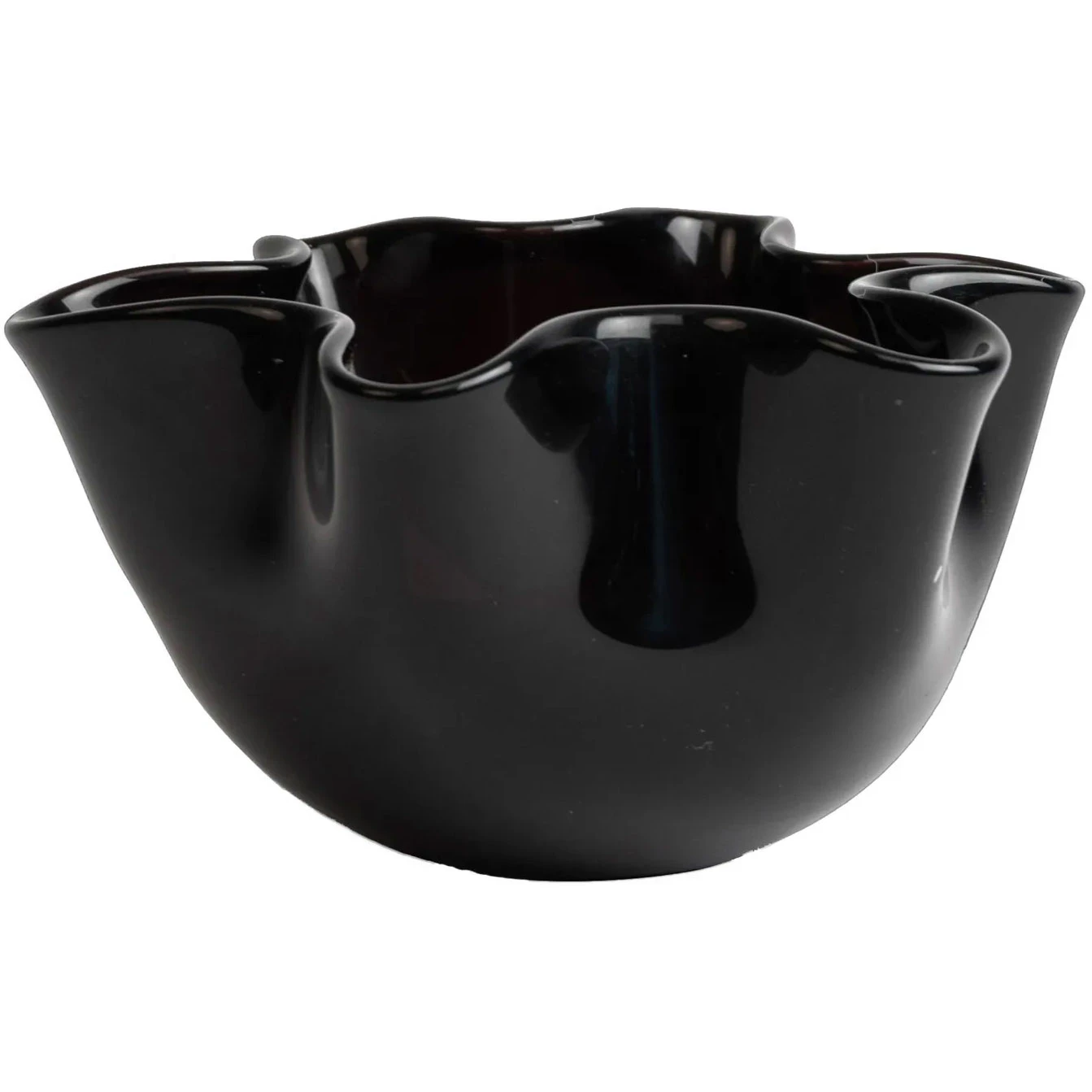 Byon Cara Bowl S Black -  Serveringssk&aring;ler H&aring;ndbl&aring;st Glass Sort - 5280605201