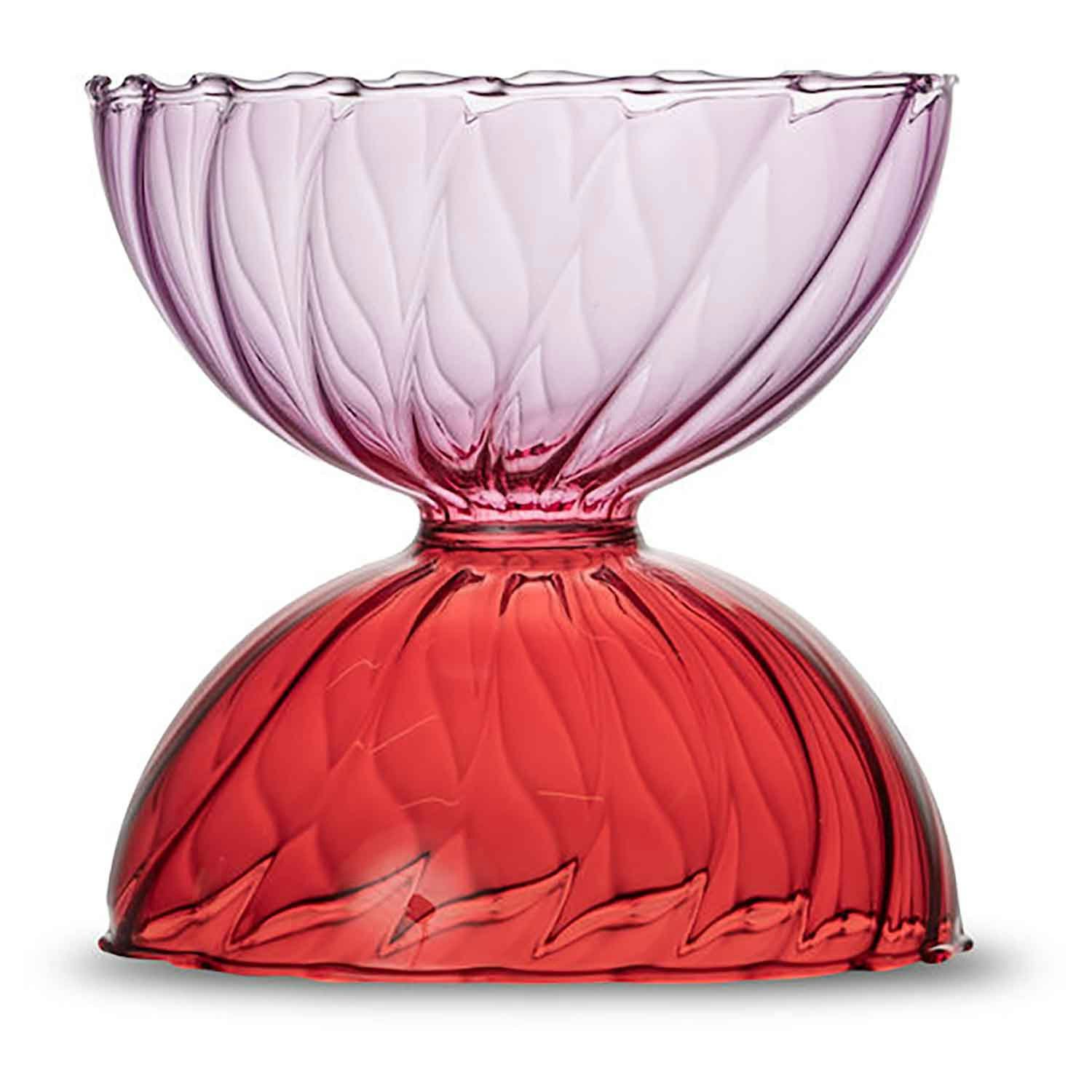 Byon Carameli Sk&aring;l  / Rosa -  Serveringssk&aring;ler Glass R&oslash;d - 5263927614