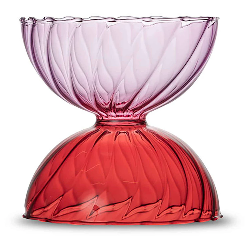 Carameli Skål, Rød / Rosa