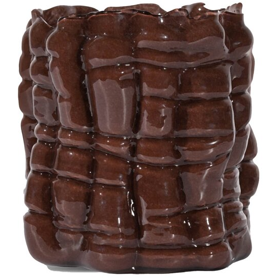 Byon Laranne Lyslykte 10 Cm  -  Lysestaker Munnbl&aring;st Glass Brun - 5280607704