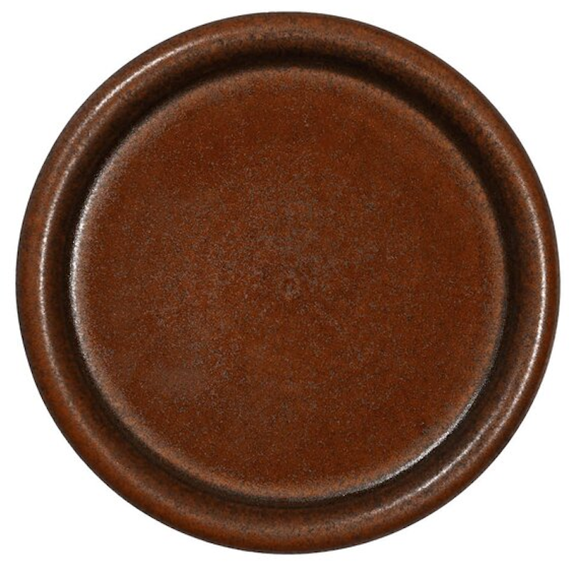 Porto Tallerken 17 cm, Brun