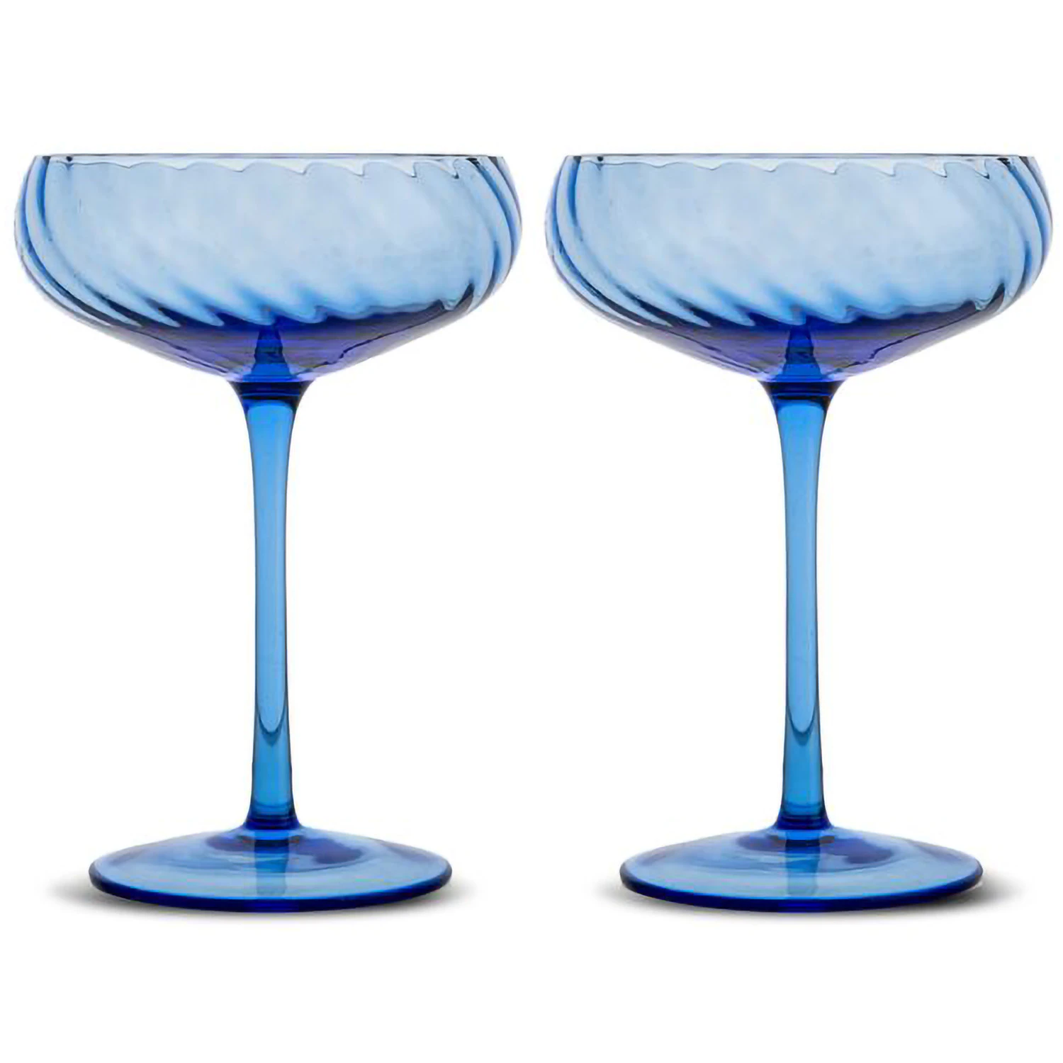 Byon Opacity Champagneglass 2-pk  -  Champagneglass Munnst Glass Bl&aring; - 5281602612