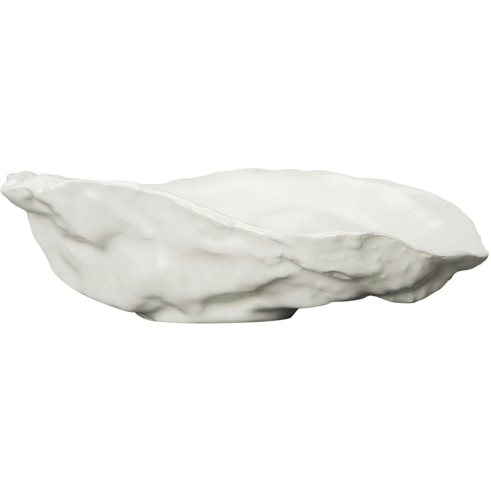 Byon Oyster Sk&aring;l 8x13 Cm  -  Sukkersk&aring;ler Dolomitt Keramikk Hvit - 286-213w