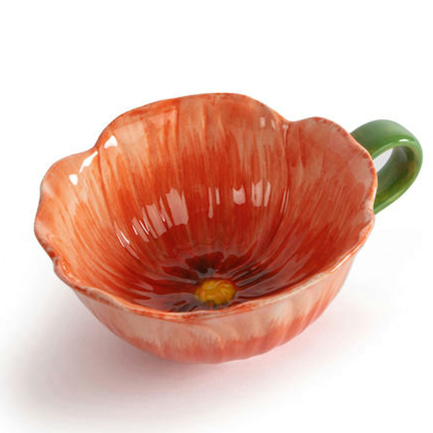 Byon Poppy Kopp  -  Kaffekopper Stengods R&oslash;d - 5283908006