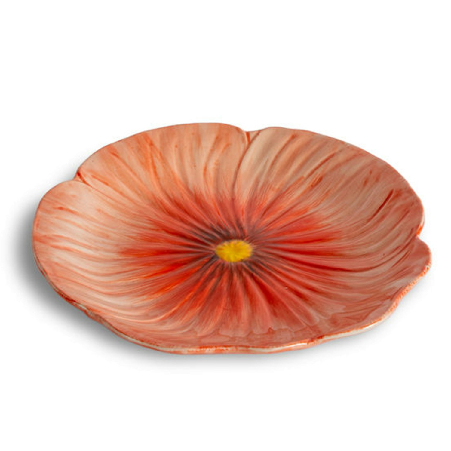 Byon Poppy Tallerken  -  Asjetter Stengods R&oslash;d - 5283908106