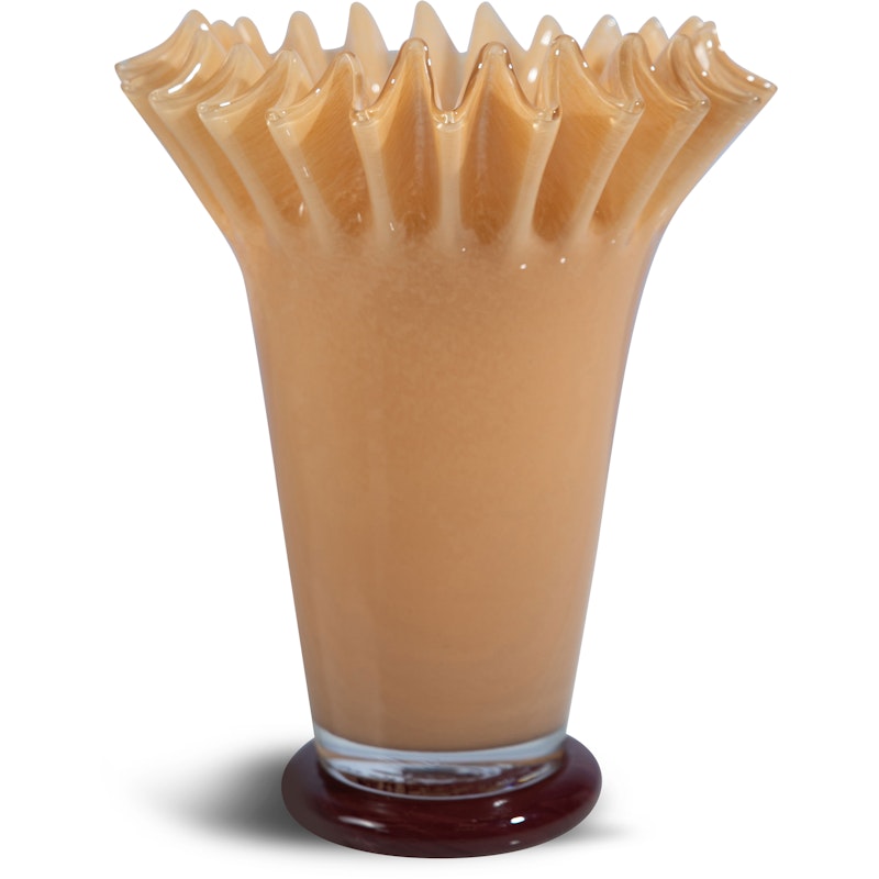 Lori Vase 20,5 cm, Gul / Bordeaux