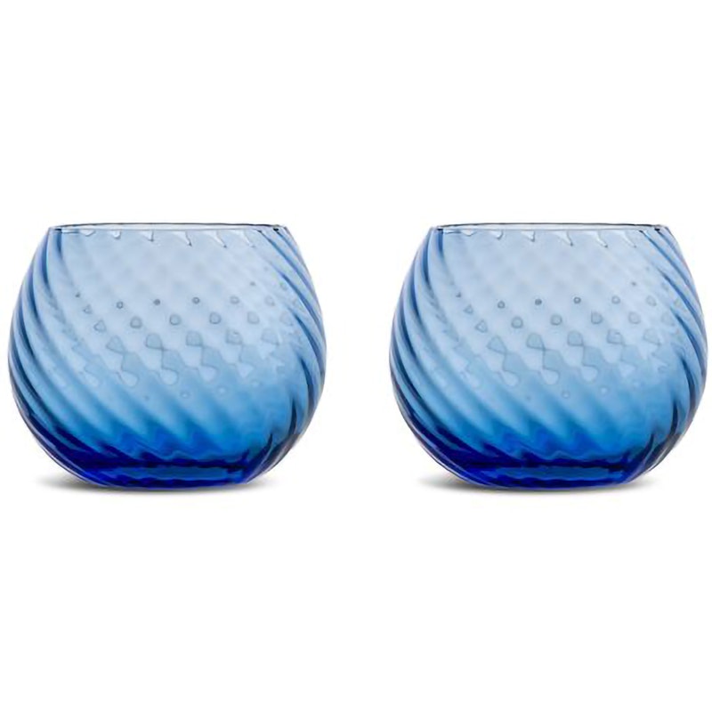 Opacity Vannglass 2-pk, Blå