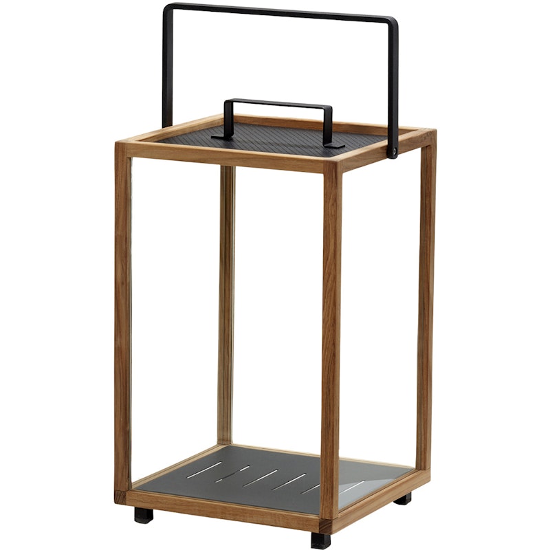 Lighthouse Lanterne Large, Teak/Grå