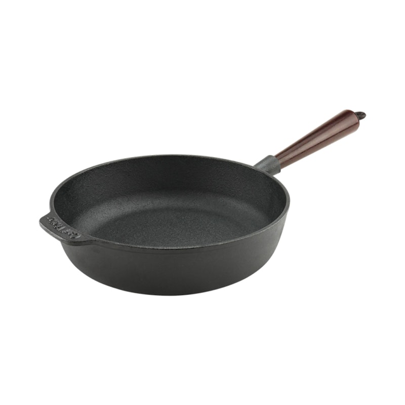 Sautépanne 25 cm med Trehåndtak