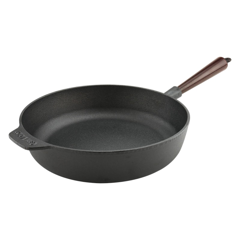 Sautépanne 28 cm med Trehåndtak