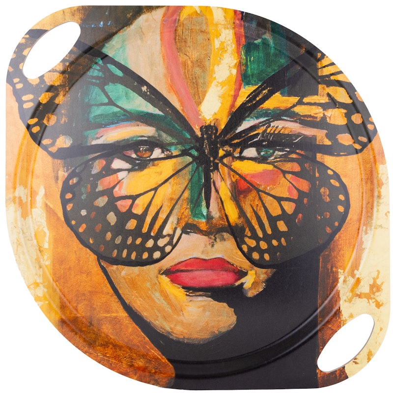 Golden Butterfly Brett Med Håndtak, 38 cm