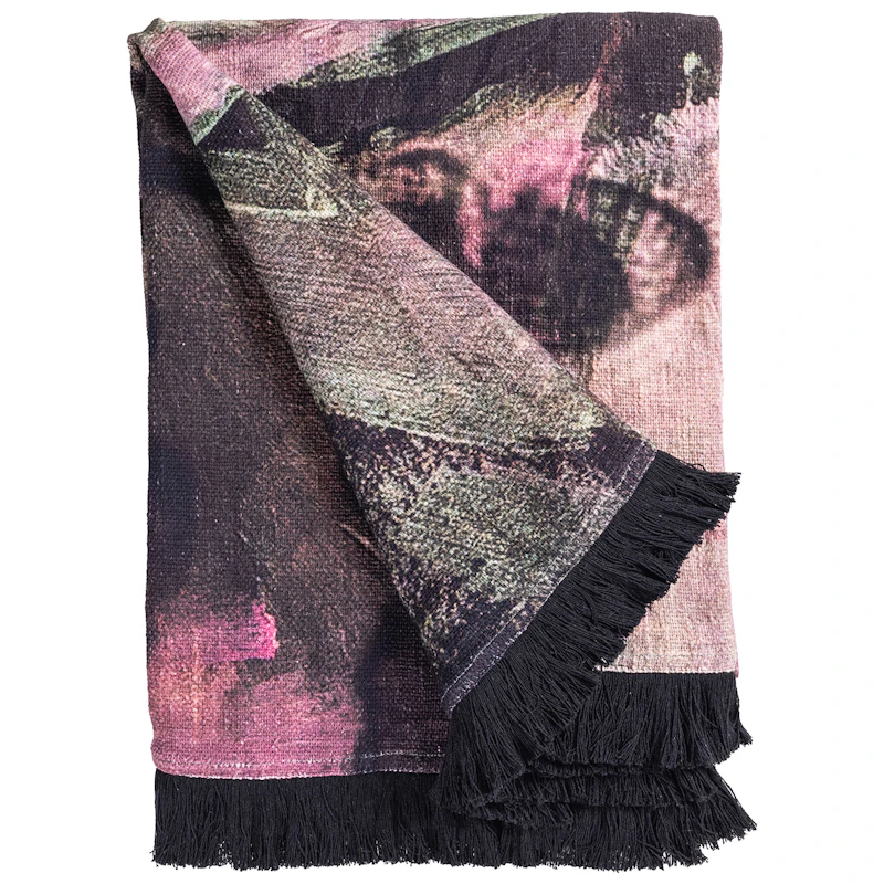 Butterfly Queen Pledd 130x170 cm, Rosa