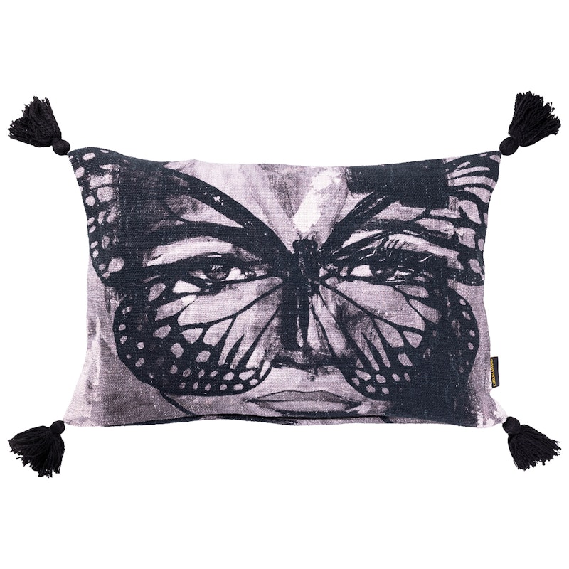 Golden Butterfly B&W Putetrekk 40x60 cm, Sort/Hvit