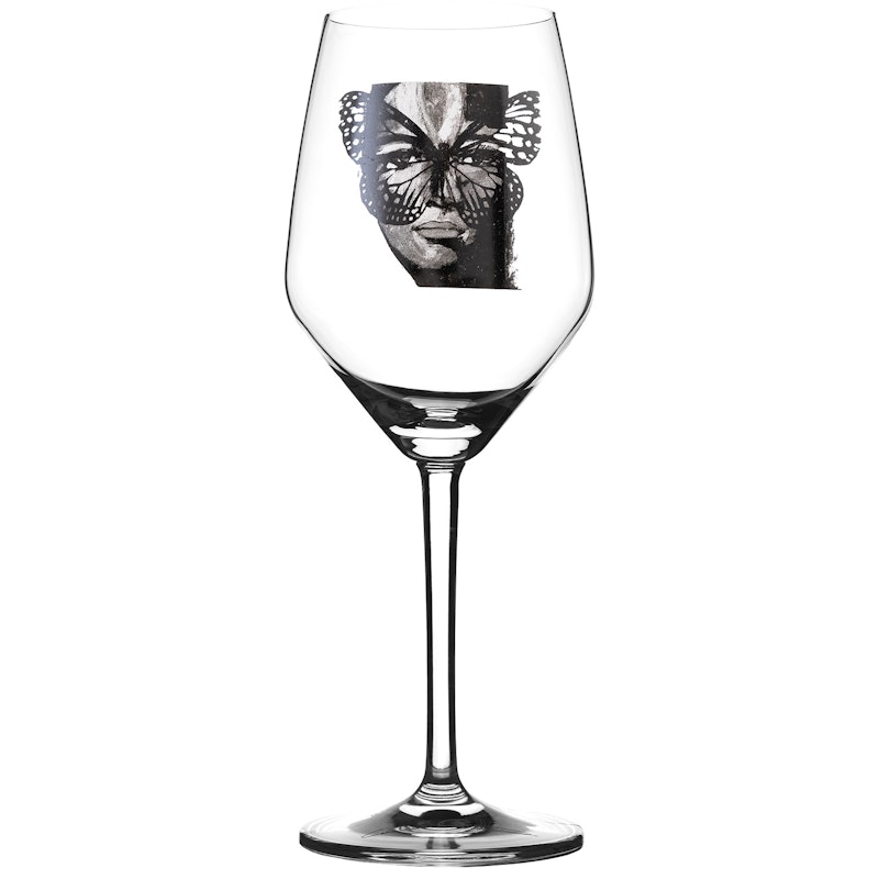 Golden Butterfly B&W Roséglass