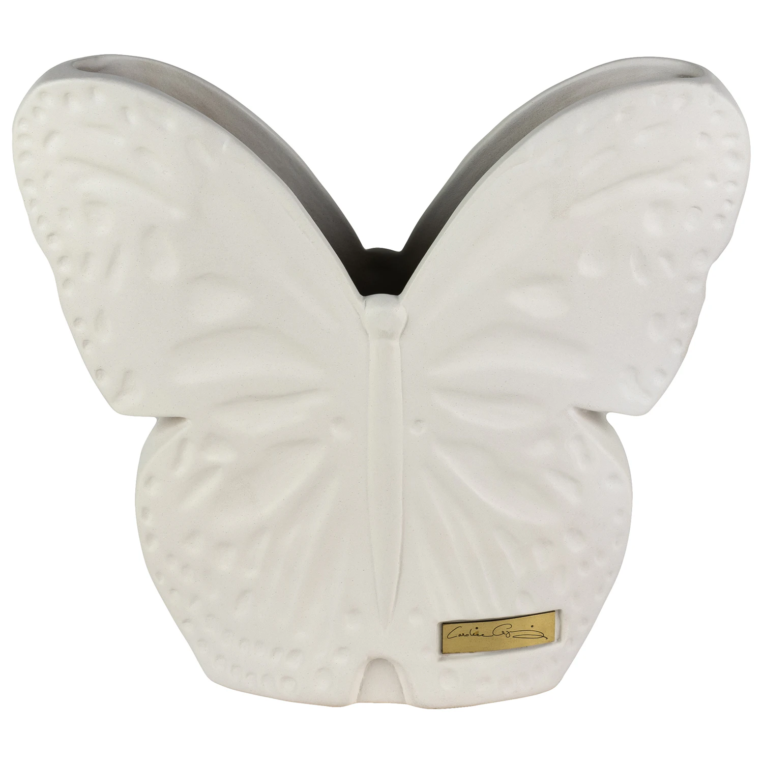 Carolina Gynning Secret Butterfly Vase Liten  -  Vaser Keramikk Hvit - 802201