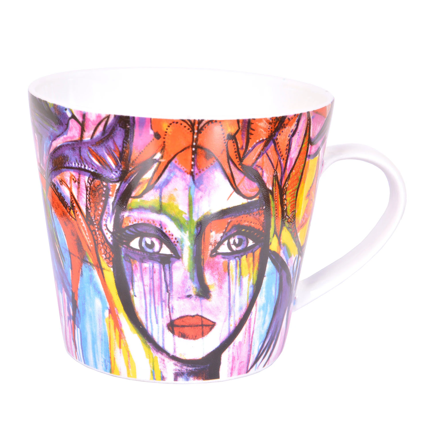 Carolina Gynning Slice Of Life Krus Med H&aring;ndtak 40 Cl -  Kaffekopper Porselen Multi - 776679