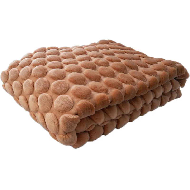 Egg Pledd 130x170 cm, Kobber