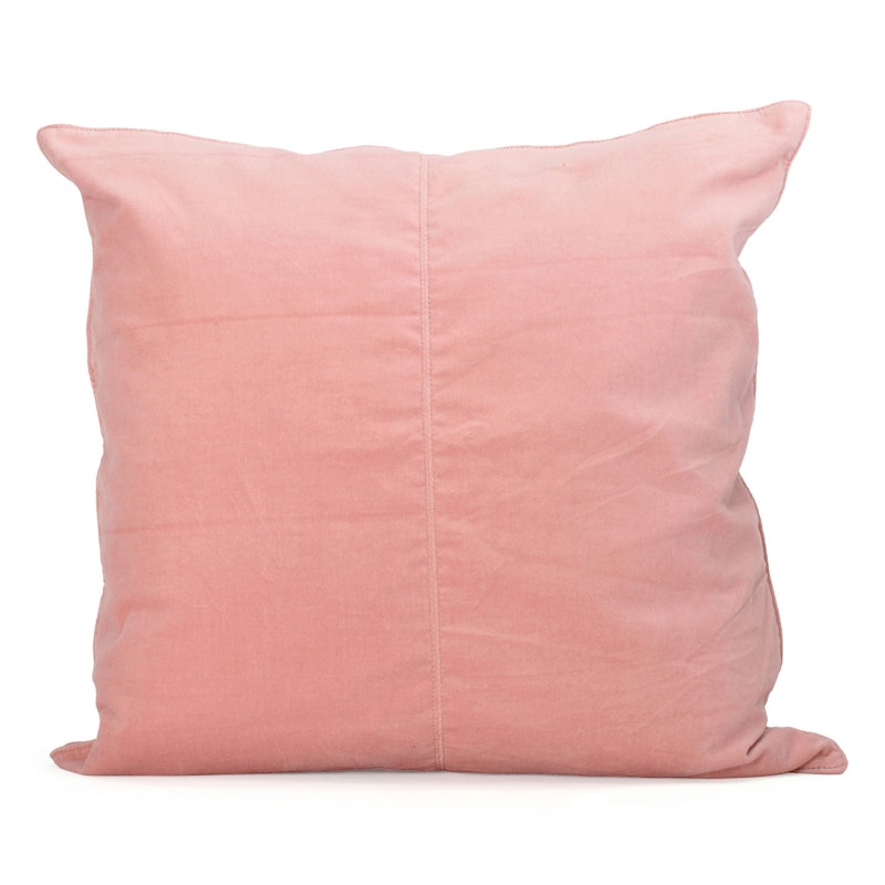 Velvet Putetrekk 50x50 cm, Rosa