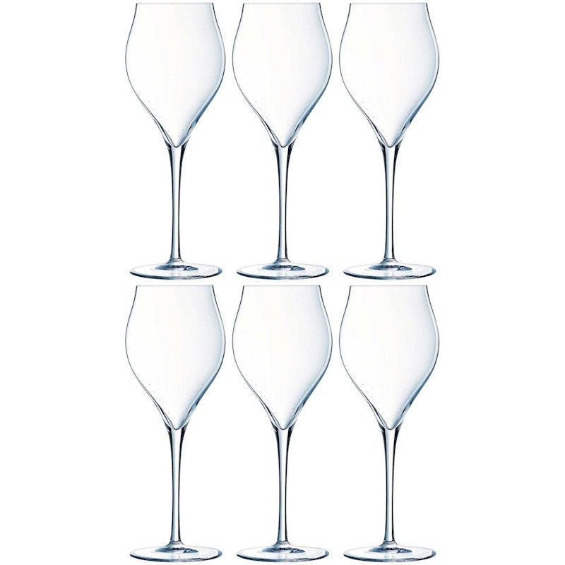 Exaltation Champagneglass 30 cl Transparent, 6-pk