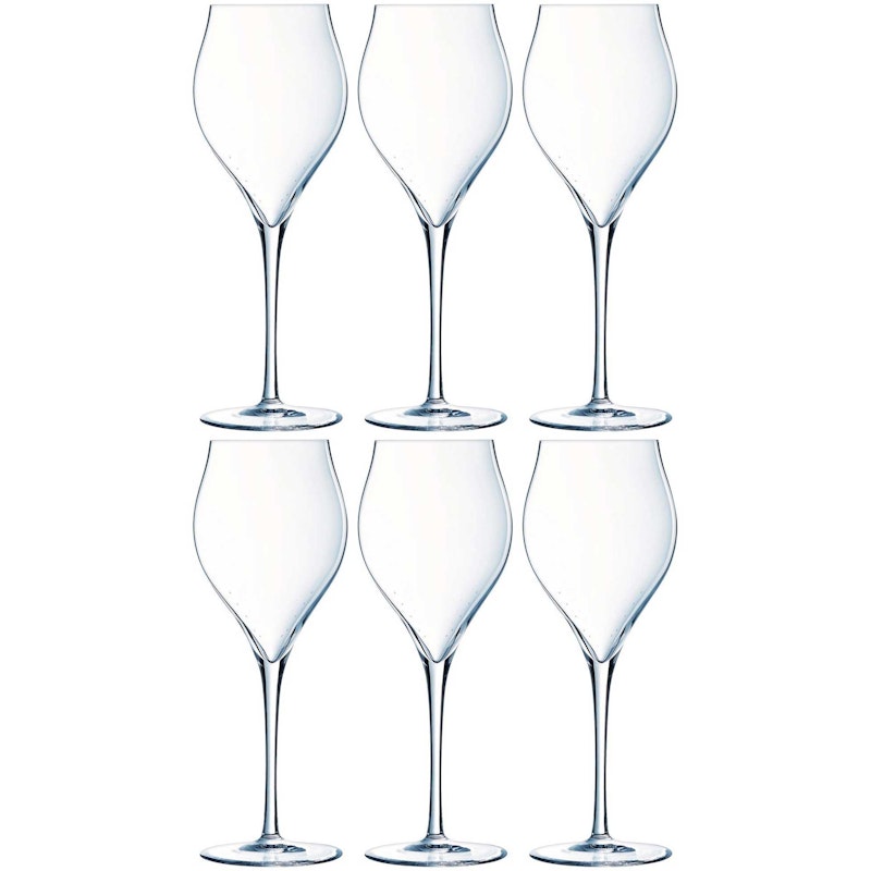 Exaltation Champagneglass 30 cl Transparent, 6-pk