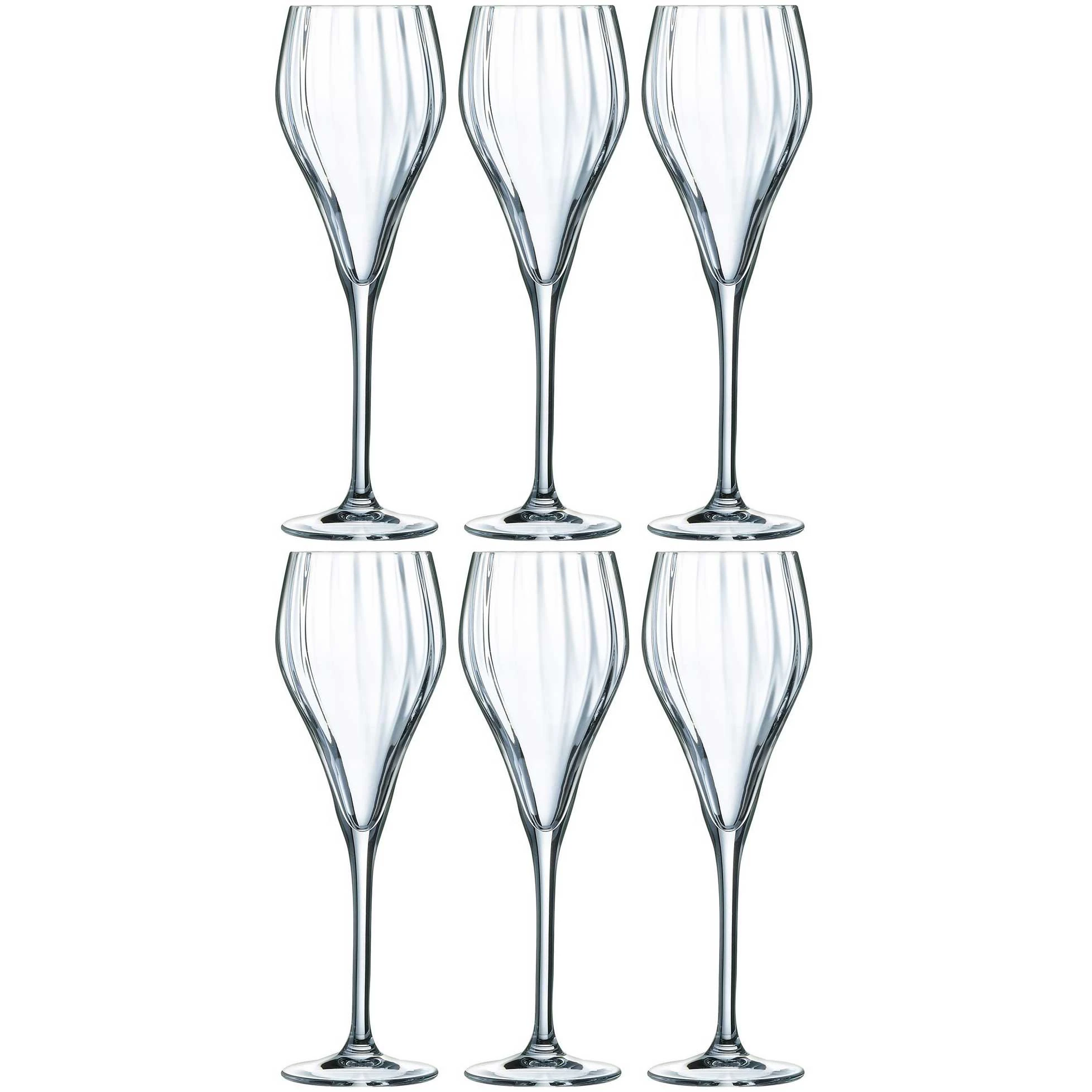 Chef&Sommelier Sym&eacute;trie Champagneglass 16 Cl  6-pk -  Champagneglass Krystall Transparent - 60203833